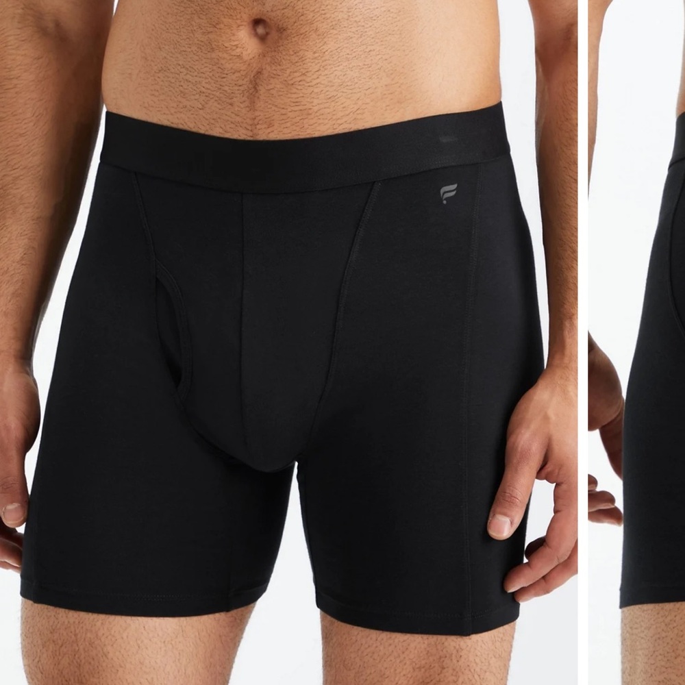 NEW fabletics the 24-7 Boxer Brief in black size: XL